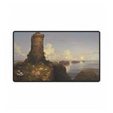 Italian Coast Scene with Ruined Tower, 1838 - Gaming Mat